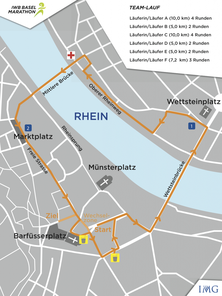 IWB Basel Marathon | Strecken und Pläne